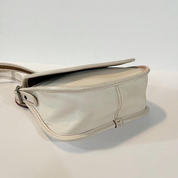 Coach Mouse Ears Chalk White Patricia Legacy Crossbody Bag - Picture 5 of 7